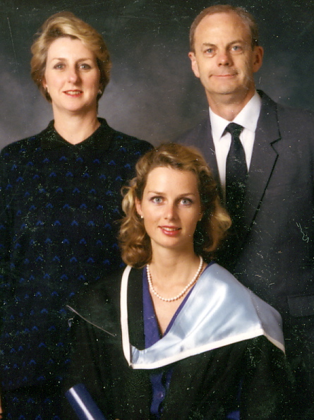 Naomi Simson family graduation younger years